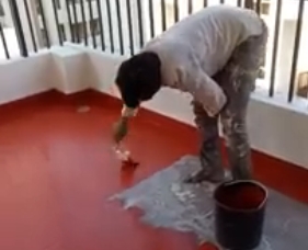 Exterior Red Rubber - Exposed Waterproof Decorative Three-in-One Paint